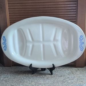 Vintage Corning Ware Cornflower Blue Meat Platter